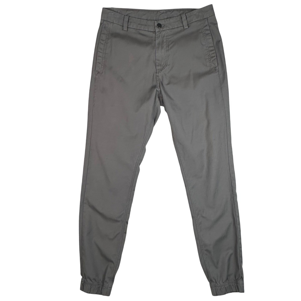 Lululemon ABC Jogger Pants Mens 32 Gray Utilitech Elastic Cuff Athleisure